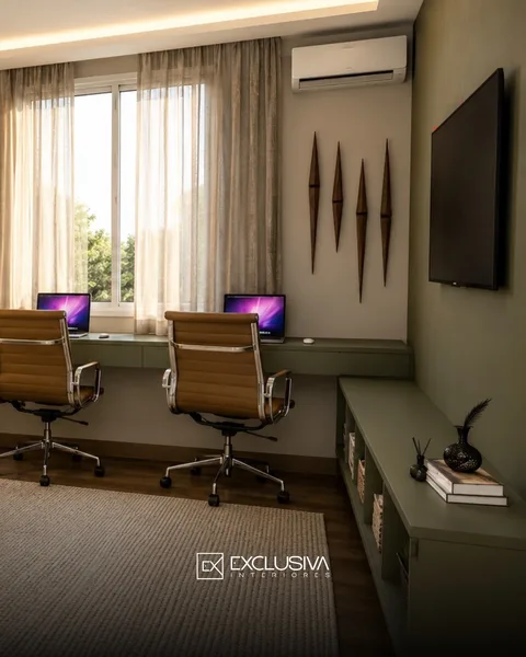 Living & Painel de TV Integrado #60
