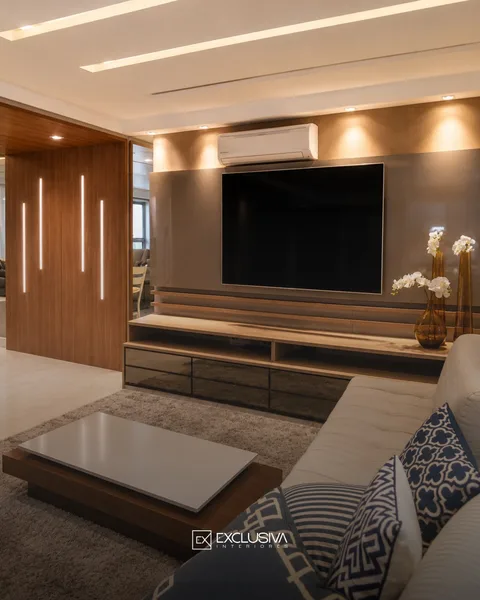 Living & Painel de TV Integrado #69