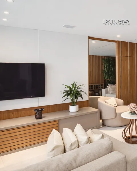 Living & Painel de TV Integrado #106